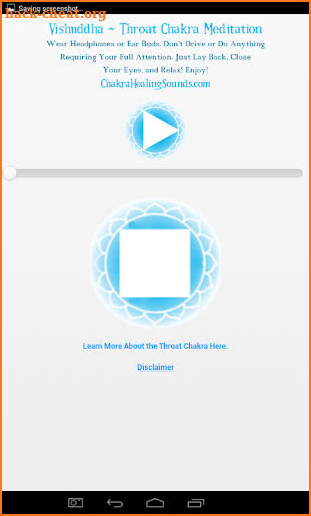 Throat Chakra Meditation Sound screenshot