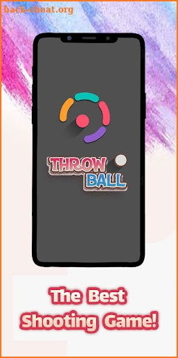 Throw Ball - Free throw ball into colored circle🏹 screenshot