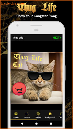 Thug Life Stickers: Pics Editor, Photo Maker, Meme screenshot