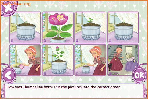 Thumbelina Story and Games for Girls screenshot