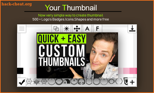 Thumbnail Maker -  Post,Cover,Banner,Poster screenshot