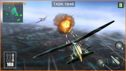 Thunder Air War Sims-Fun FREE Airplane Games screenshot