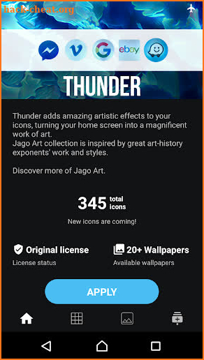 Thunder - Icon Pack screenshot
