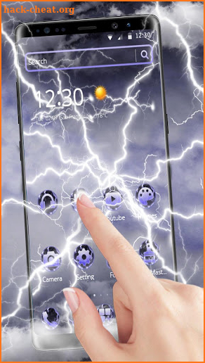 Thunder Lightning Theme screenshot