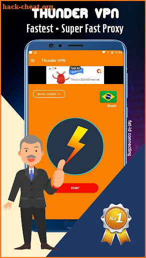 Thunder VPN Lite - The Best VPN for Android screenshot