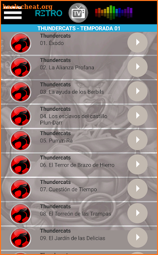 Thundercats Serie (PRO) screenshot