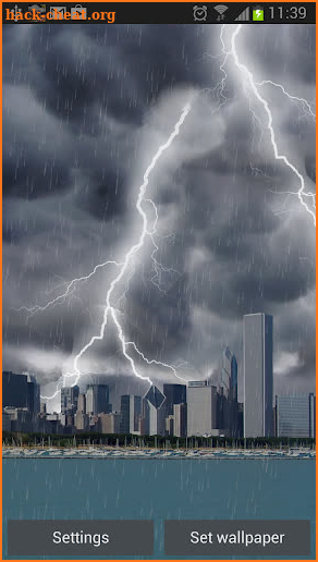 Thunderstorm Chicago - LWP screenshot