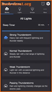 Thunderstorm for Hue screenshot