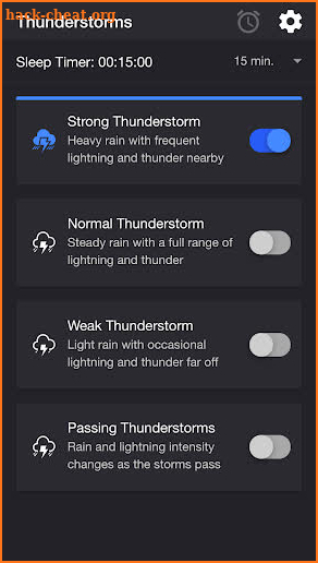 Thunderstorm Simulator - Free screenshot