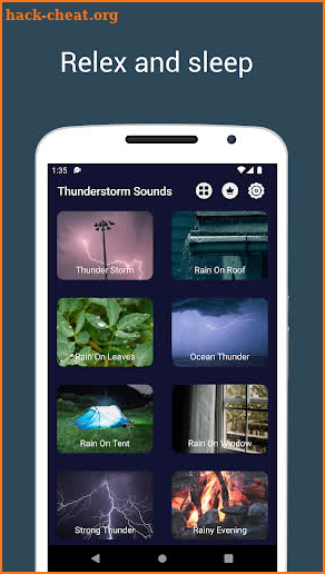 Thunderstorm Sounds to sleep screenshot