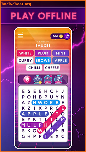 ThunderWords : Word Search & Puzzle Game screenshot