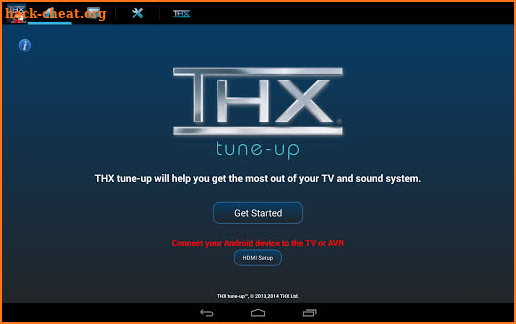 THX tune-up screenshot