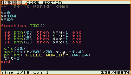 TIC-80 screenshot