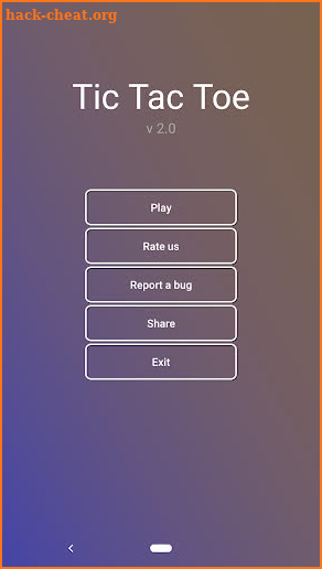 Tic Tac Toe 2 Player screenshot