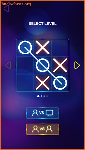 Tic Tac Toe Glow - XOXO screenshot