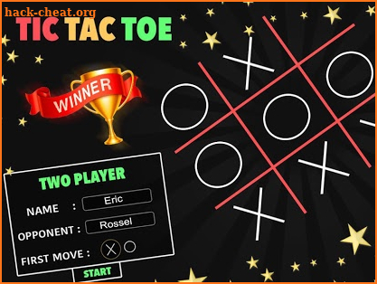 Tic Tac Toe : Neon, Glow And Emoji Themes screenshot