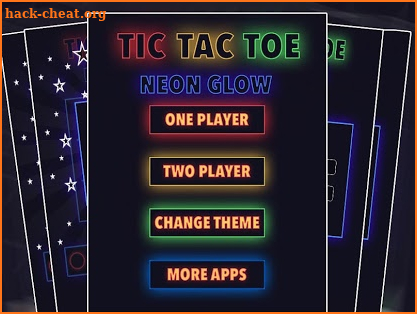 Tic Tac Toe : Neon, Glow And Emoji Themes screenshot