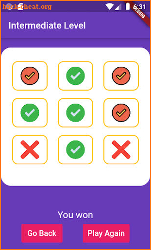Tic Tac Toe Simple App | You can easily win screenshot
