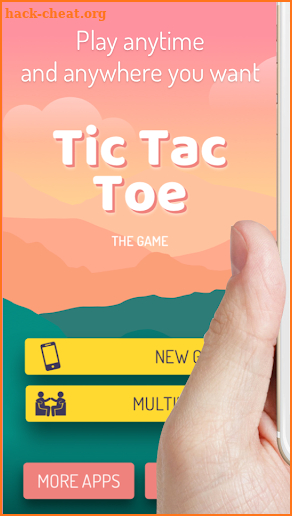 Tic Tac Toe x-o game Glitter GLOW screenshot