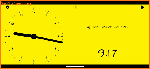 Tick-tack learning clock screenshot