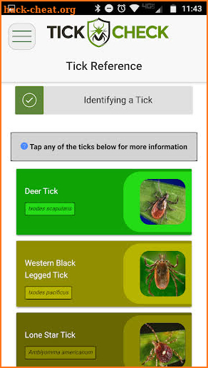 TickCheck Tick ID screenshot