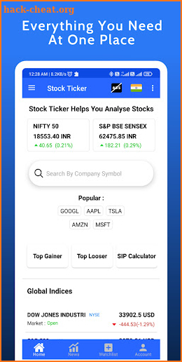 Ticker - Stock Analysis & News screenshot