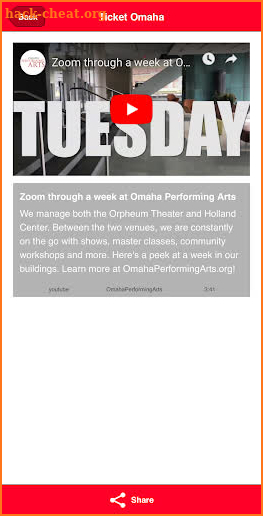Ticket Omaha screenshot