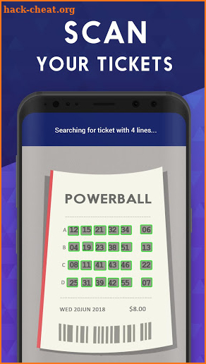 Ticket Scanner for Mega Millions & Powerball screenshot