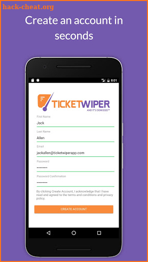 Ticket Wiper - Fight NYC Parking Tickets screenshot