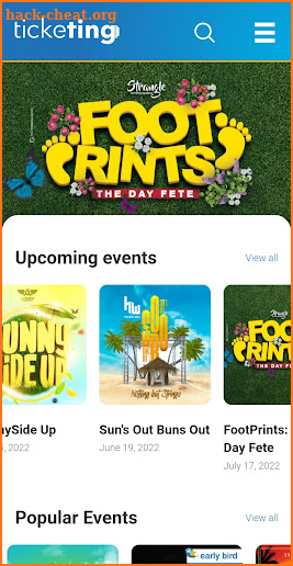 TickeTing Events screenshot