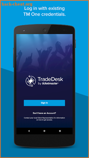 Ticketmaster TradeDesk screenshot