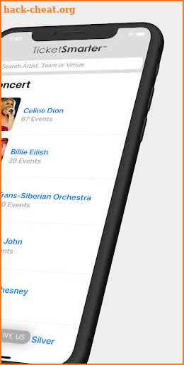 TicketSmarter - Concerts, Sports & Theatre Tickets screenshot