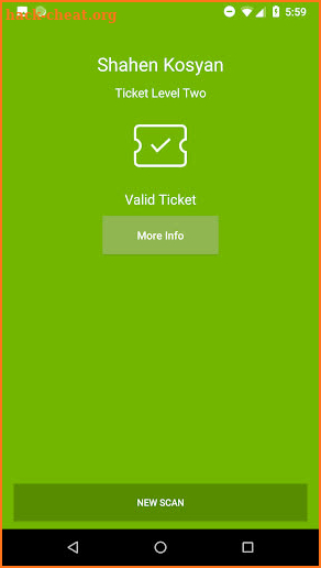 Ticketspice Scanner screenshot