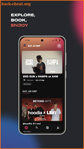 Tick'it - Explore Music Events screenshot