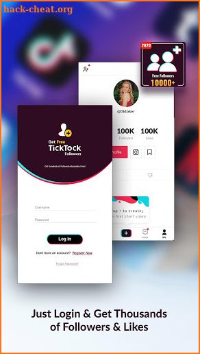 TickTock-Free Tiktok Followers and Likes screenshot