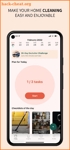 Tidy: Home Cleaning Checklists screenshot