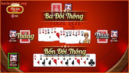 Tien Len - Dem La - Thirteen - Danh Bai offline screenshot