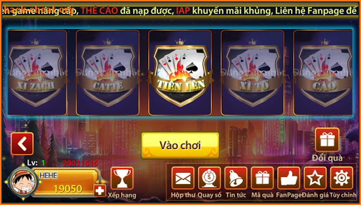 Tiến lên nhận quà - HDG screenshot