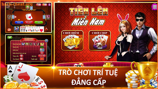 Tien Len - Thirteen - Mien Nam Offline - Chip screenshot