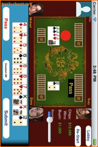 Tien Len Vietnamese Poker screenshot