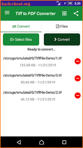 TIFF to PDF Converter screenshot