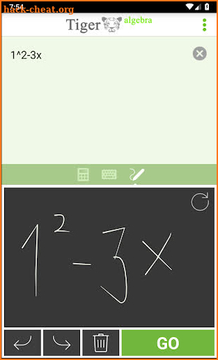 Tiger — Algebra & Maths Solver with Solution screenshot