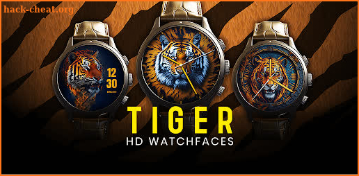 Tiger HD Watchface for Wear OS screenshot