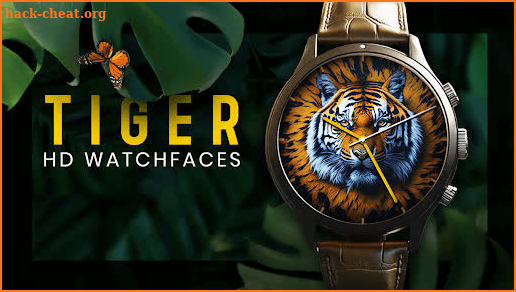 Tiger HD Watchface for Wear OS screenshot
