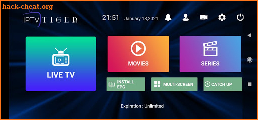 Tiger IPTV Pro Player screenshot