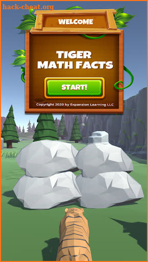 Tiger Math Facts: Addition screenshot