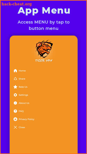 Tiger VPN screenshot
