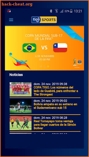 Tigo Sports Bolivia (Nueva) screenshot