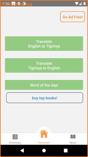 Tigrinya  English Translator screenshot