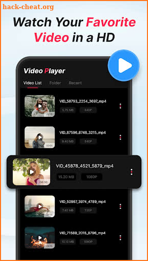 Tik Tik Video Player screenshot